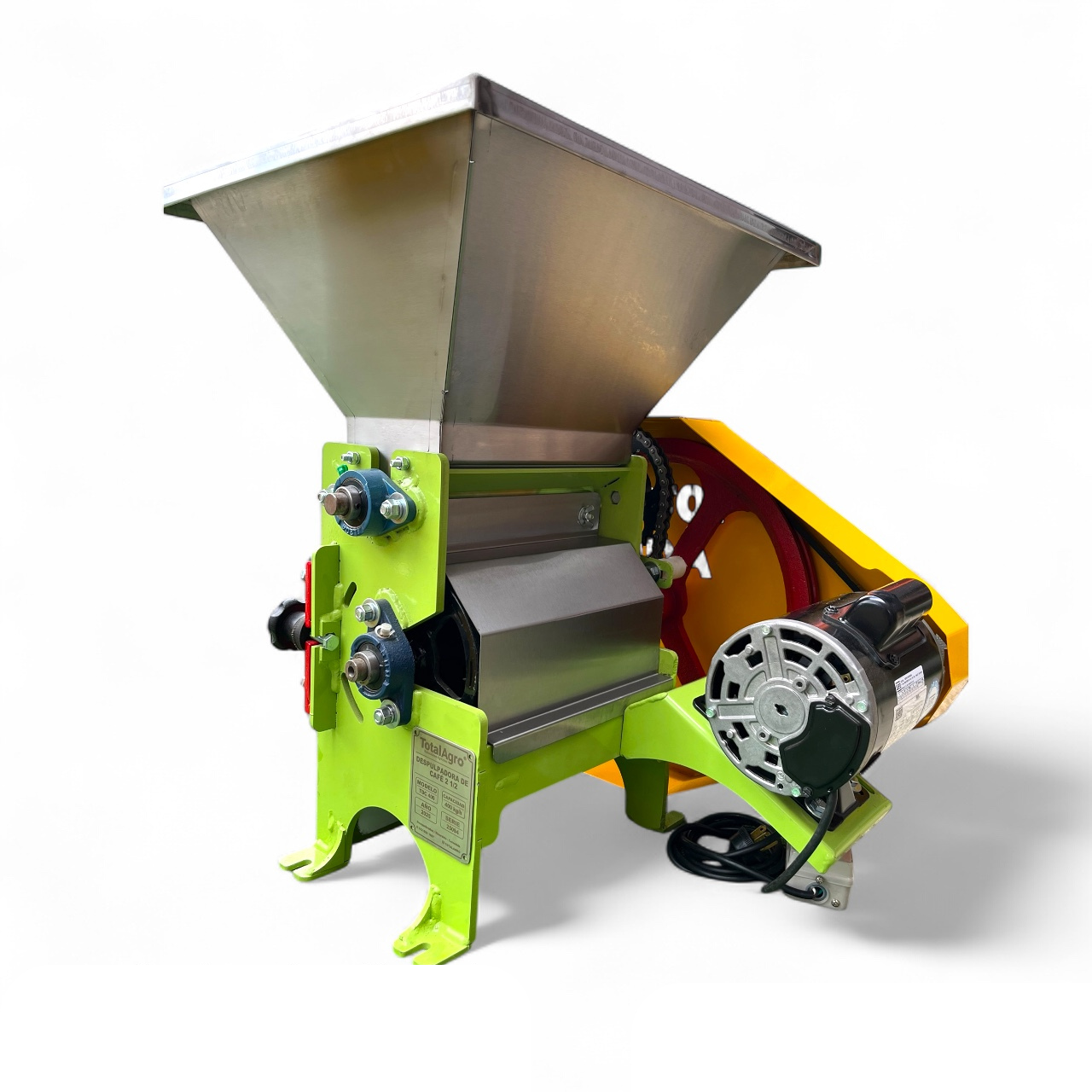 TOTALAGRO-DESPULPADORA DE CAFÉ #2 CON MOTOR-TDC-450